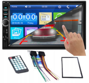 Radio Samochodowe BLUETOOTH 2DIN 7cali USB RAMKA