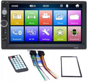 Radio Samochodowe BLUETOOTH 2DIN 7cali USB RAMKA