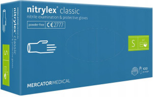 Rękawiczki nitrylowe Nitrylex Classic S 100 szt.