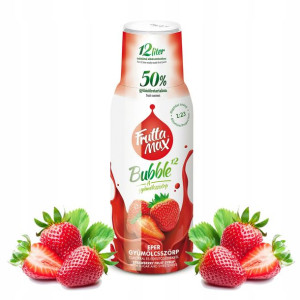 Syrop do Sodastream Truskawka FruttaMax 50% Owoców na 12 litrów !