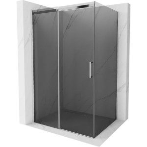 Mexen Omega kabina prysznicowa rozsuwana 130 x 100 cm, grafit, chrom - 825-
