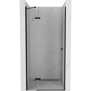 Mexen Roma drzwi prysznicowe uchylne 120 cm, transparent, czarne