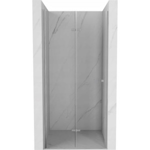 Mexen Lima drzwi prysznicowe składane 100 cm, transparent, chrom