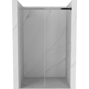 Mexen Omega drzwi prysznicowe rozsuwane 140 cm, transparent, chrom