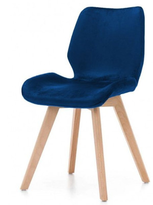 Krzesło tapicerowane SOPHIA VELVET BLUE II gatunek