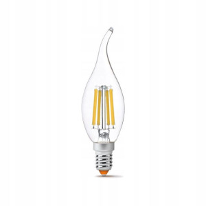 Żarówka LED Filament E14 C35 6W FLAME - Neutralny
