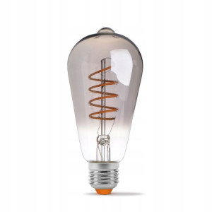 Żarówka LED Filament E27 4W ST64 - Ciepły biały