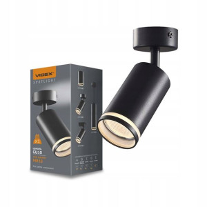 Oprawa SPF05B na trzonek GU10 obrotowa - Czarna