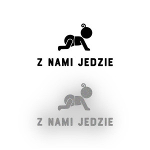 Naklejka BOBAS Z NAMI JEDZIE na samochód na auto na samochód na auto ODBLAS