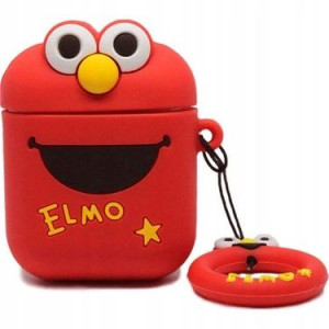 Sylikonowe Etui Pokrowiec Słuchawki Airpods Elmo