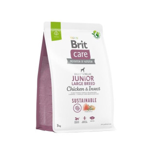 Brit Care Sustainable Junior Large Breed Chicken & Insect Karma Dla Młodych
