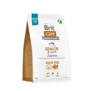 Brit Care Grain-Free Senior & Light Salmon Bezzbożowa Karma Dla Starszych P