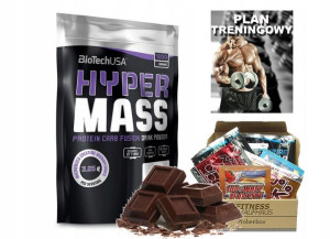 BioTech USA - HYPER MASS 1000g GAINER + gratisy!