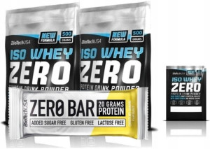 Biotech Iso Whey Zero 2x 500g =1000 +gratis Izolat