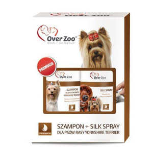 Over Zoo Szampon dla Psów Rasy Yorkshire Terrier 250 ml + Over Zoo Silk Spr