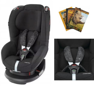 Fotelik Samochodowy Tobi Maxi Cosi 9-18kg Black Grid + Gratis Zeszyt