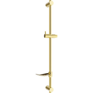 Mexen DF drążek prysznicowy z mydelniczką 80 cm złoty - 79382-50