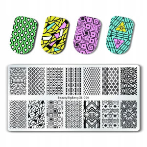 BBB XL-004 blaszka stempel Beauty Bigbang geometry
