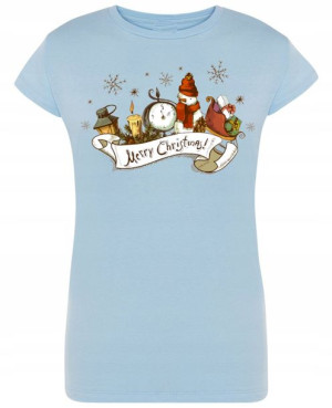 T-Shirt Koszulka nadruk Merry Christmas R.XXL