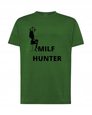 T-Shirt koszulka nadruk milf hunter Rozm.5XL