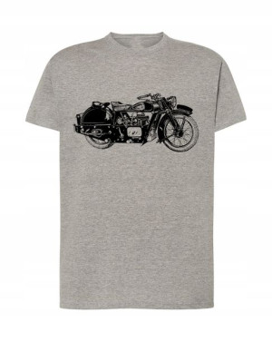 T-Shirt koszulka nadruk motor vintage r.S