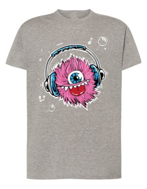 T-Shirt koszulka nadruk Muzyczny potwór r. 5XL