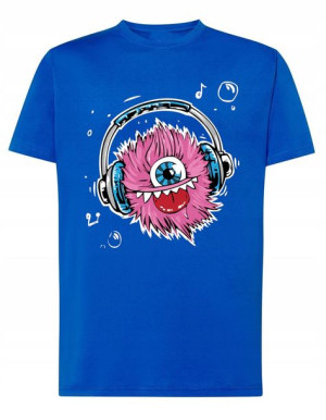 T-Shirt koszulka nadruk Muzyczny potwór r. XXL