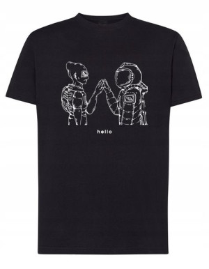 T-Shirt koszulka nadruk Obcy Alien Spotkanie r.5XL