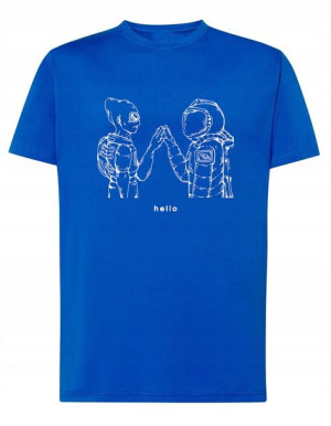 T-Shirt koszulka nadruk Obcy Alien Spotkanie r.S
