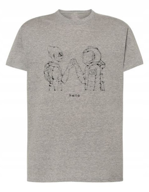 T-Shirt koszulka nadruk Obcy Alien Spotkanie r.XL