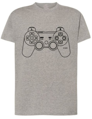 T-Shirt koszulka nadruk pad kontroler r.L