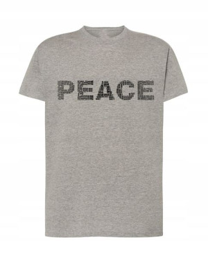T-Shirt koszulka nadruk PEACE Rozm.L