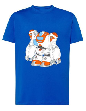 T-Shirt koszulka nadruk Robot android r.XXL