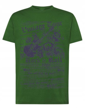 T-Shirt koszulka nadruk Rock’n Roll r.XS