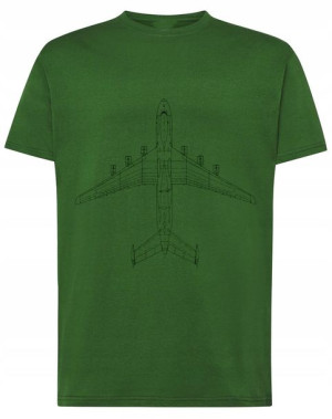 T-Shirt koszulka nadruk Samolot Rozm.XXL