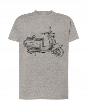 T-Shirt koszulka nadruk skuter Wespa r. M