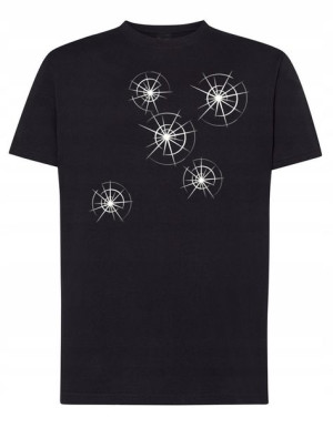 T-Shirt koszulka nadruk Ślady po KULACH r.L