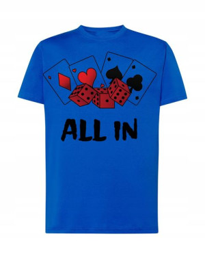T-Shirt Koszulka Poker All In Rozm.5XL