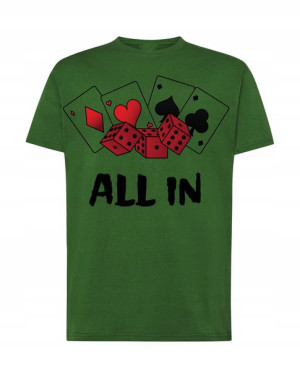 T-Shirt Koszulka Poker All In Rozm.XL