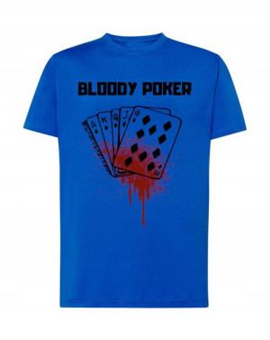 T-Shirt Koszulka Poker Bloody Poker Rozm.M
