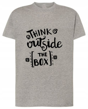T-Shirt koszulka Think Outside The BOX r.L