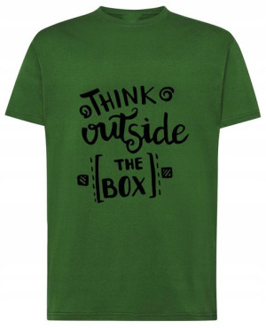 T-Shirt koszulka Think Outside The BOX r.S