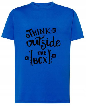 T-Shirt koszulka Think Outside The BOX r.S