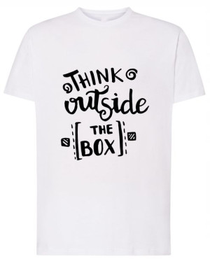 T-Shirt koszulka Think Outside The BOX r.S