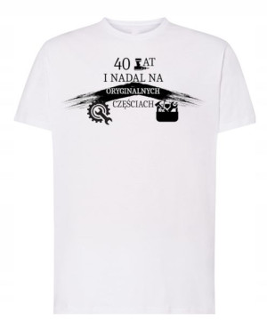 T-Shirt Koszulka Urodzinowy 20 30 40 Lat r.L