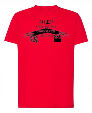 T-Shirt Koszulka Urodzinowy 20 30 40 Lat r.M