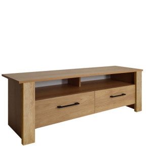 Szafka RTV z szufladami 144cm hikora naturalna OSTIA