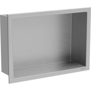 Mexen X-Wall-R półka wnękowa z kołnierzem 30 x 20 cm, inox - 1910302010