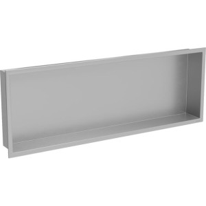 Mexen X-Wall-R półka wnękowa z kołnierzem 90 x 30 cm, inox - 1910903010