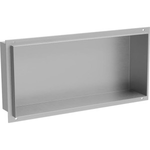Mexen X-Wall-NR półka wnękowa bez kołnierza 45 x 20 cm, inox - 1911452010